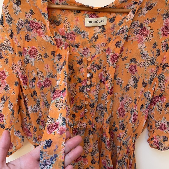 Nicholas Ruffle Mini Dress - Picture 5 of 12